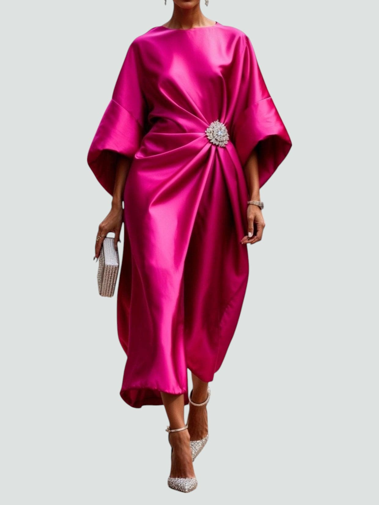 Maxi Dress | Floral Long Sleeve Maxi Dress | Flattering Elegant Design