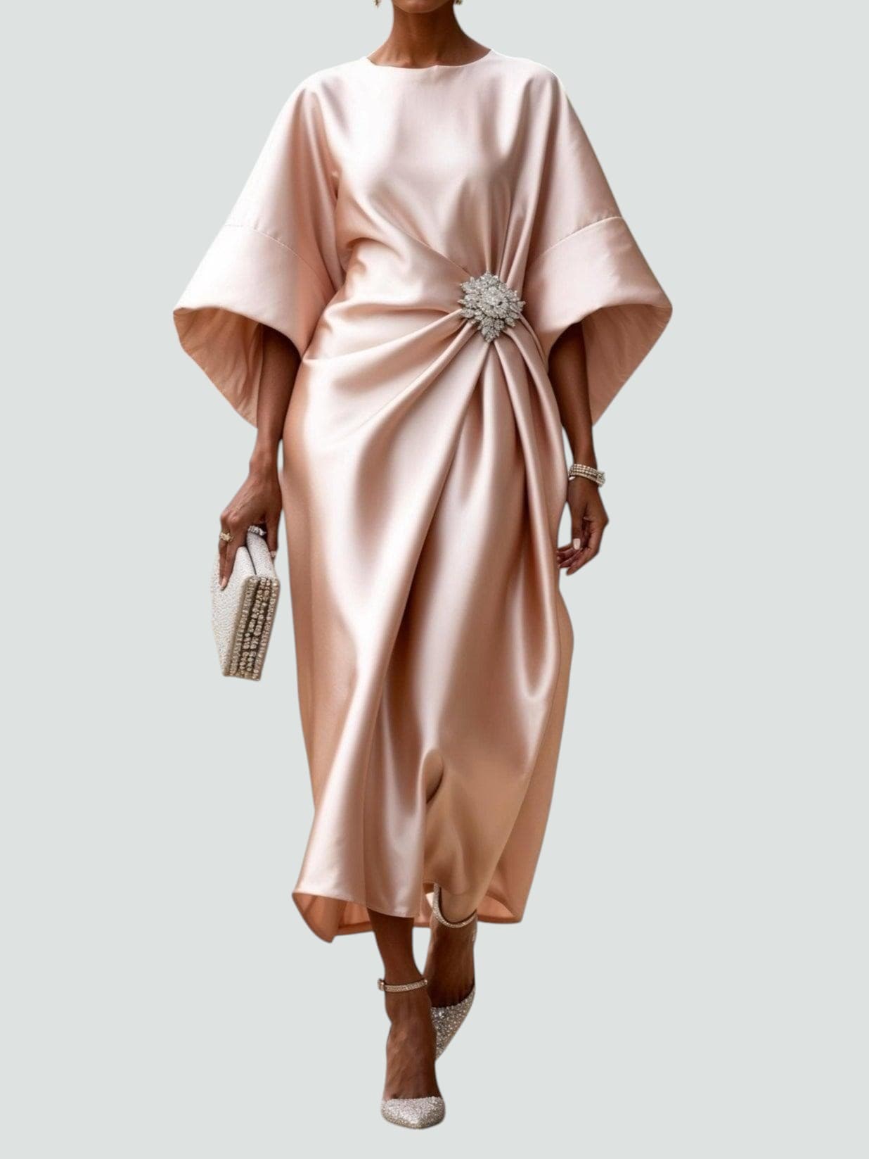 Maxi Dress | Floral Long Sleeve Maxi Dress | Flattering Elegant Design