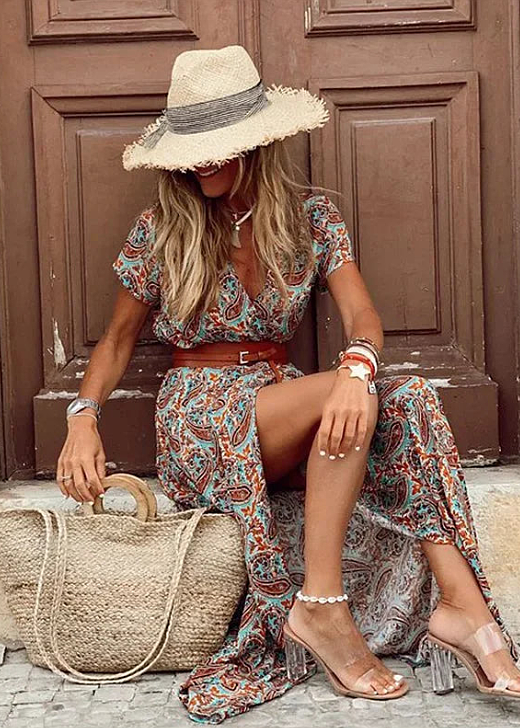 Maxi Dress | Floral Maxi Dress for Women | Airy Comfortable Summer Style