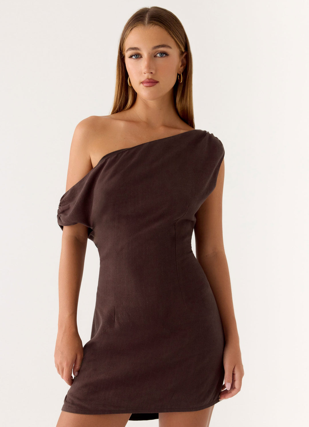 Mischa Mini Dress Chocolate Drizzle