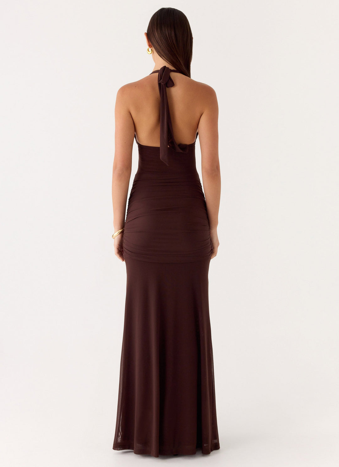 Miyah Hardware Maxi Dress Chocolate