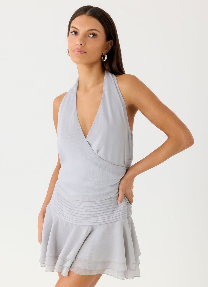 Mura Mini Dress Light Blue