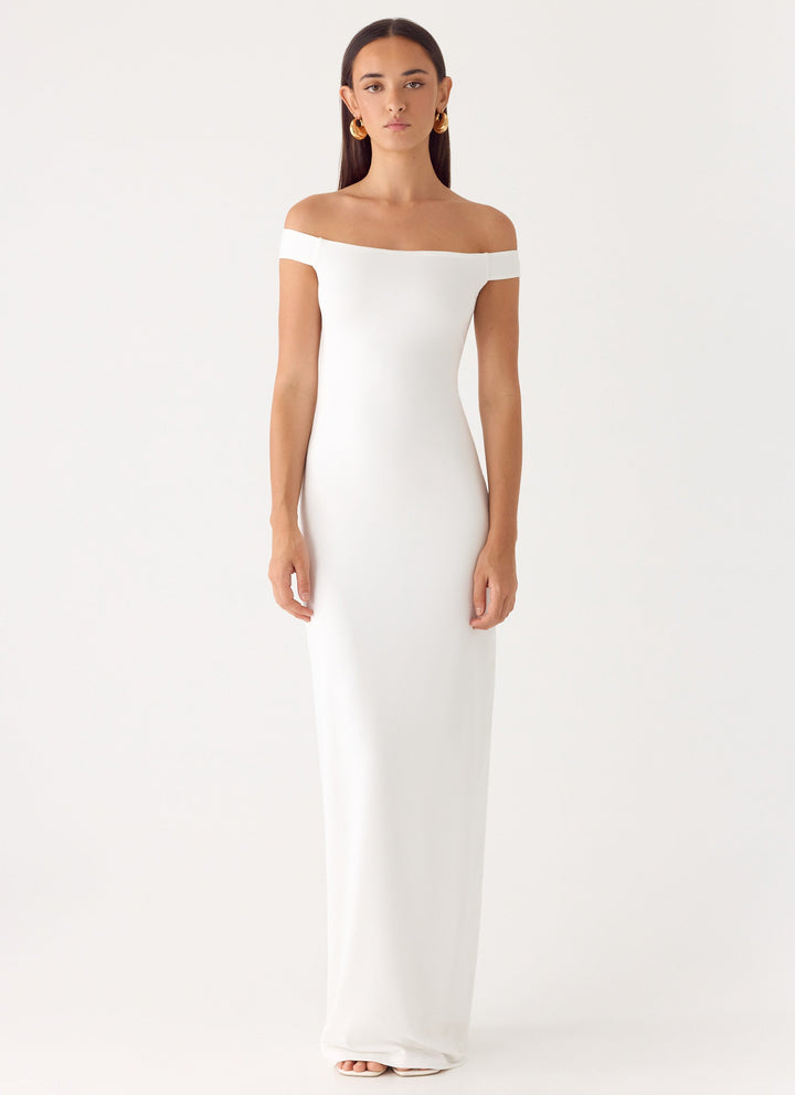 New Intentions Maxi Dress White