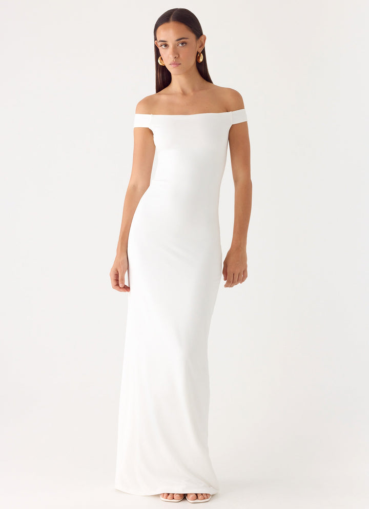 New Intentions Maxi Dress White