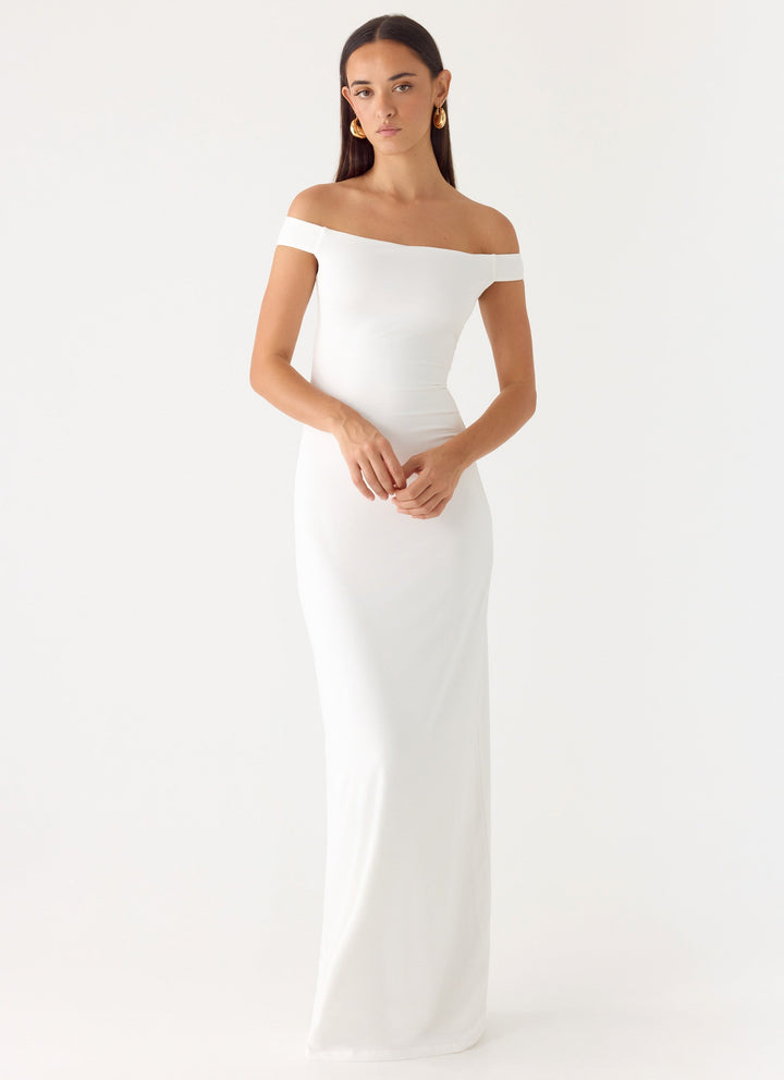 New Intentions Maxi Dress White
