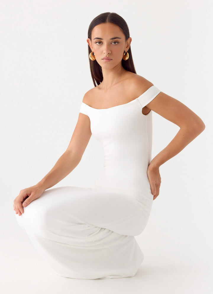 New Intentions Maxi Dress White