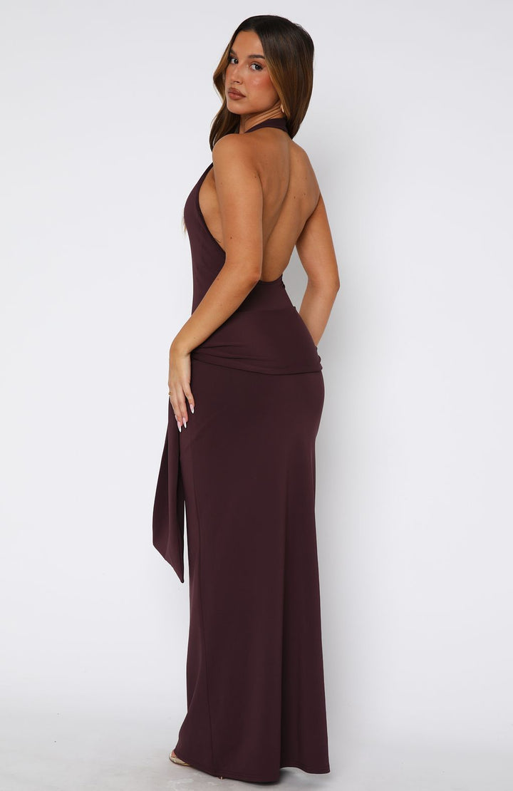 Plum Siren Maxi Dress
