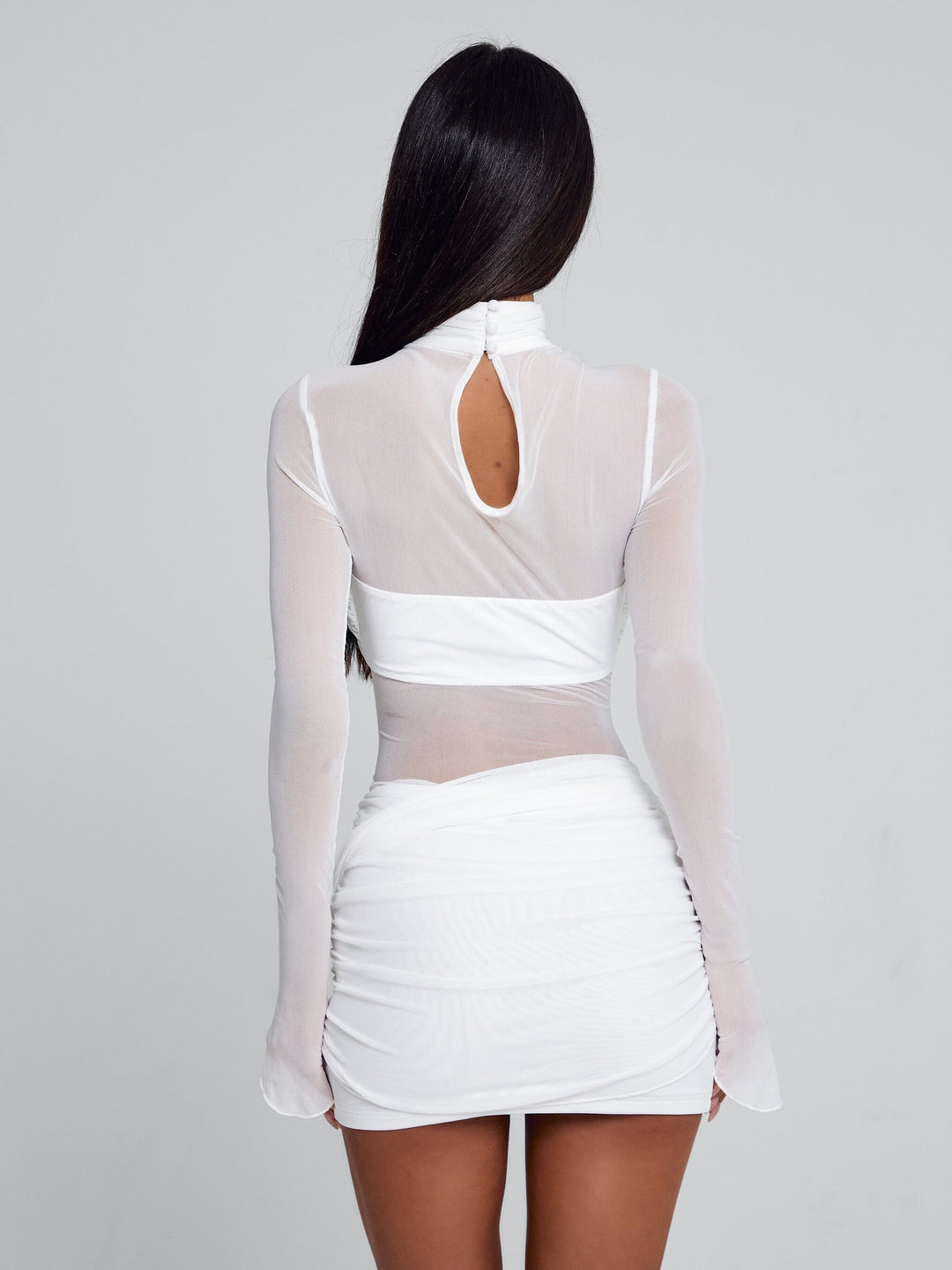 Olyra White Mini Dress