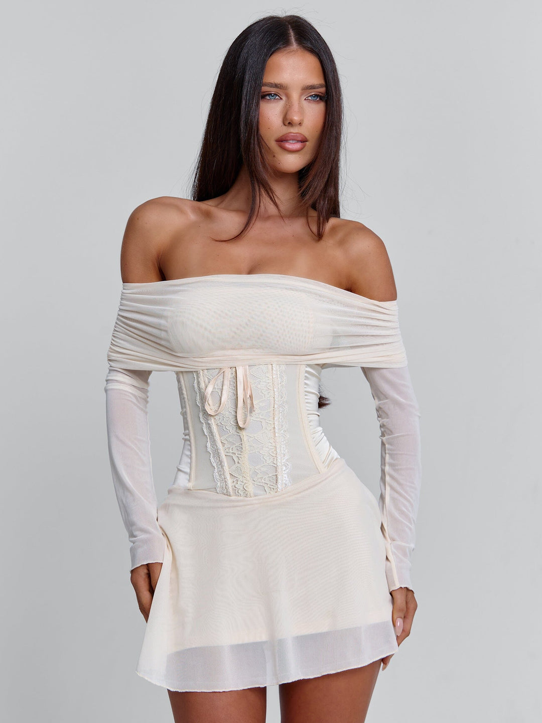 Orla Lace Corset Mini Dress