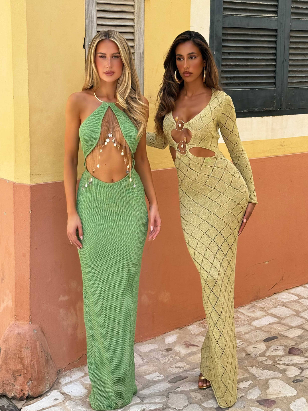 Pera Green Maxi Dress