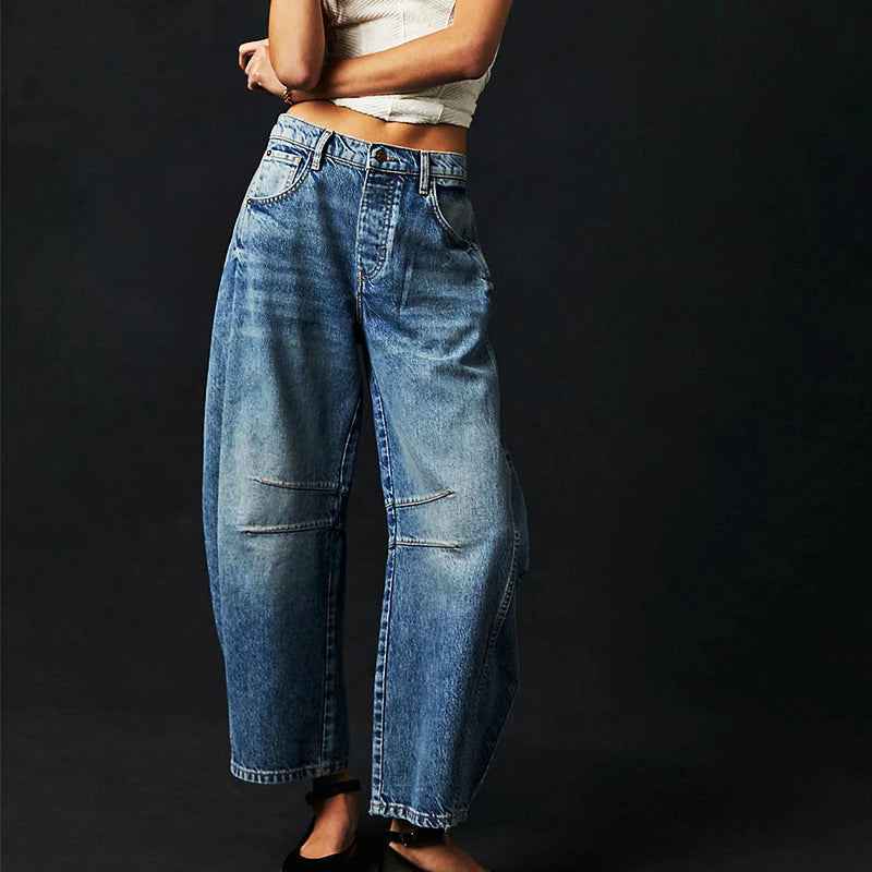 Pants | Loose Fit Straight-Leg Trousers | Comfortable Casual Wear