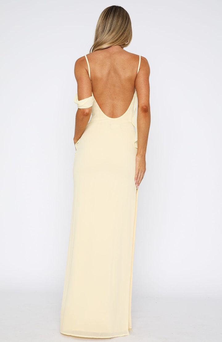 Lemon Blossom Maxi Dress
