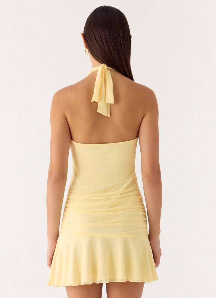 Renata Mini Dress Lemon