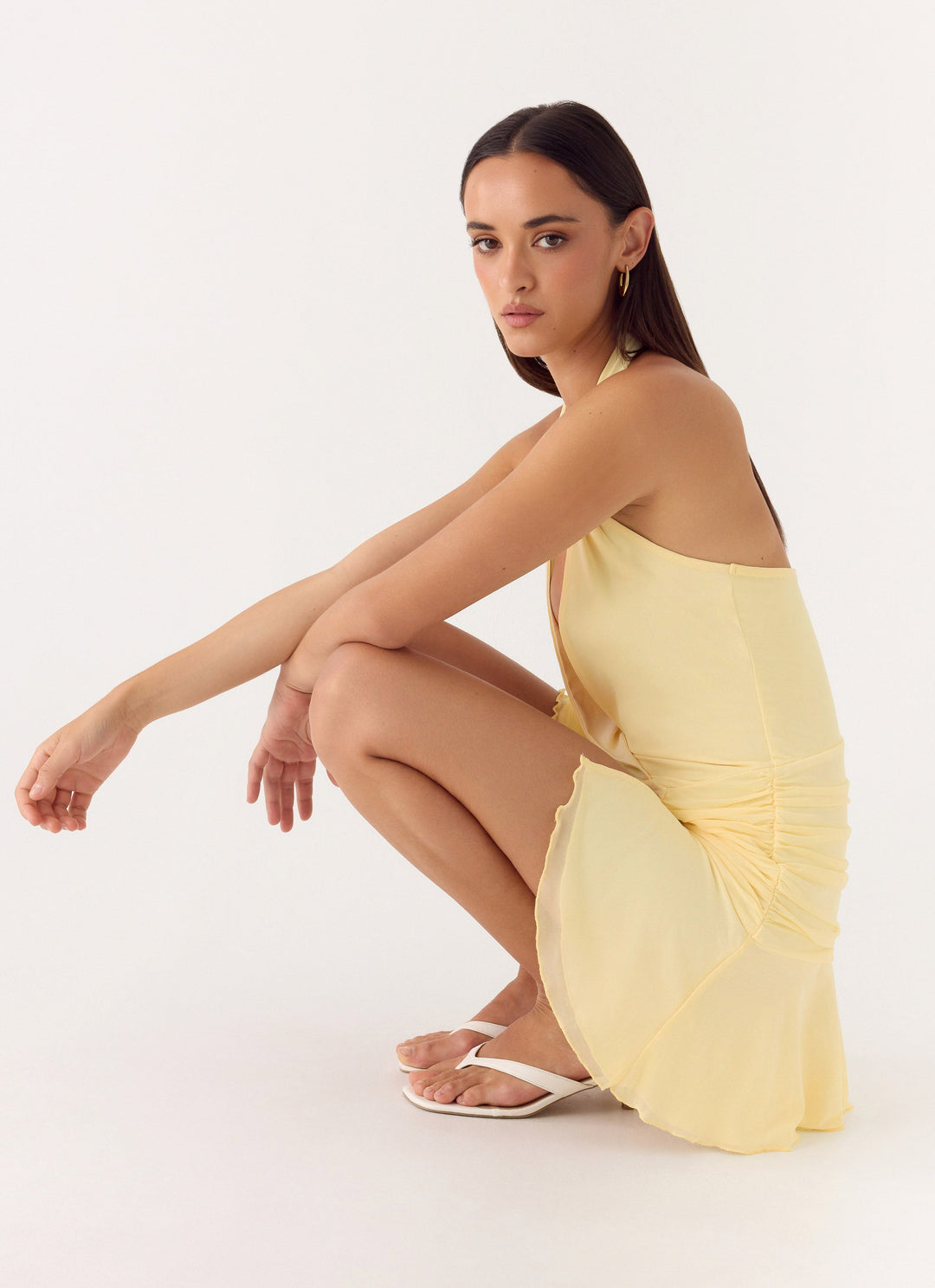 Renata Mini Dress Lemon