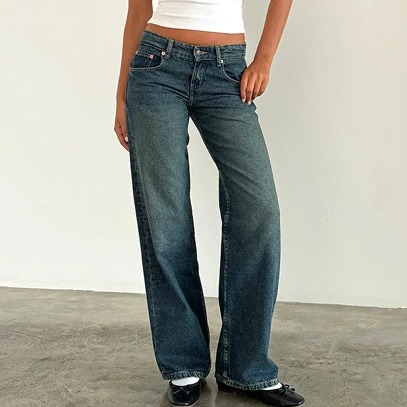 Duttini | Low-Waist Denim Pants for Women – Pants Collection