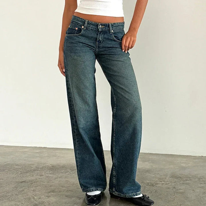Duttini | Low-Waist Denim Pants for Women – Pants Collection