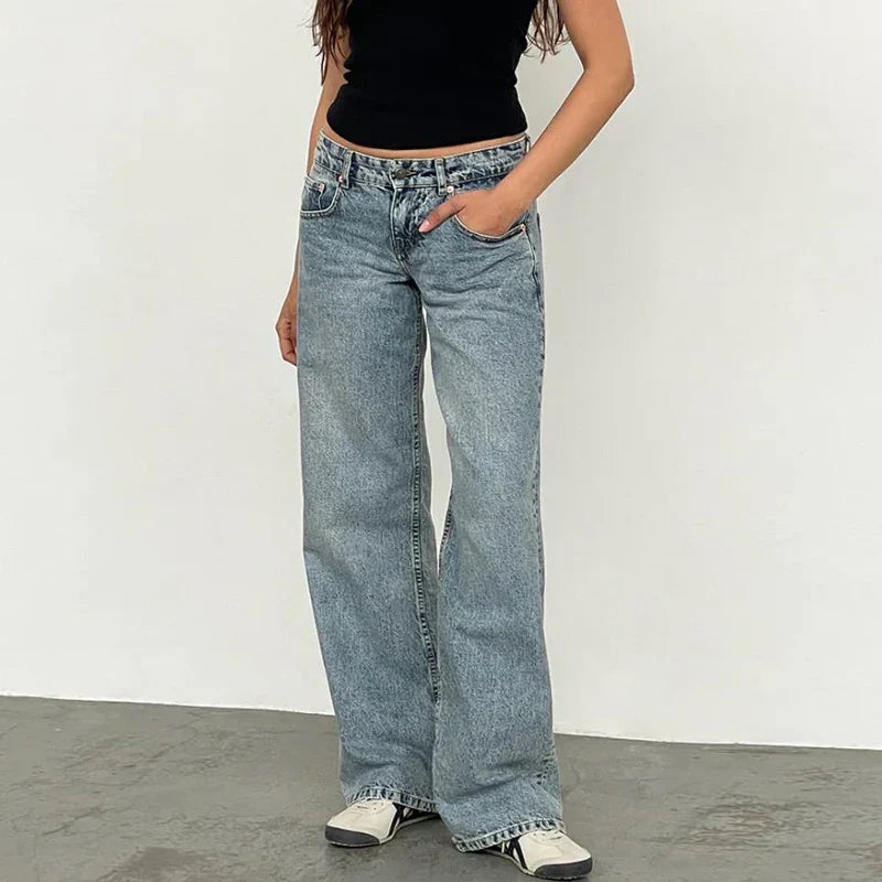 Duttini | Low-Waist Denim Pants for Women – Pants Collection