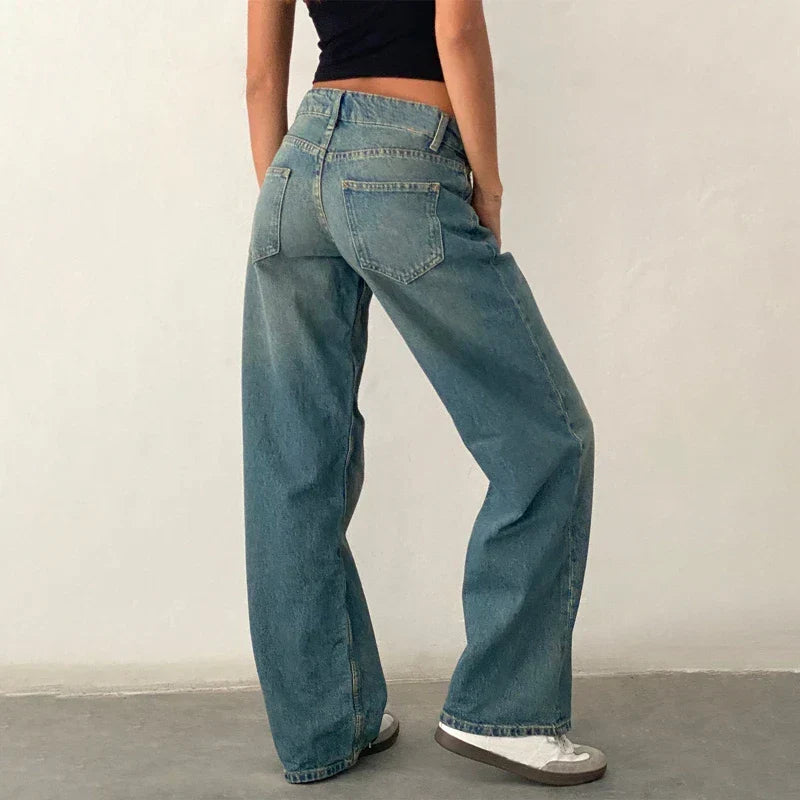 Duttini | Low-Waist Denim Pants for Women – Pants Collection