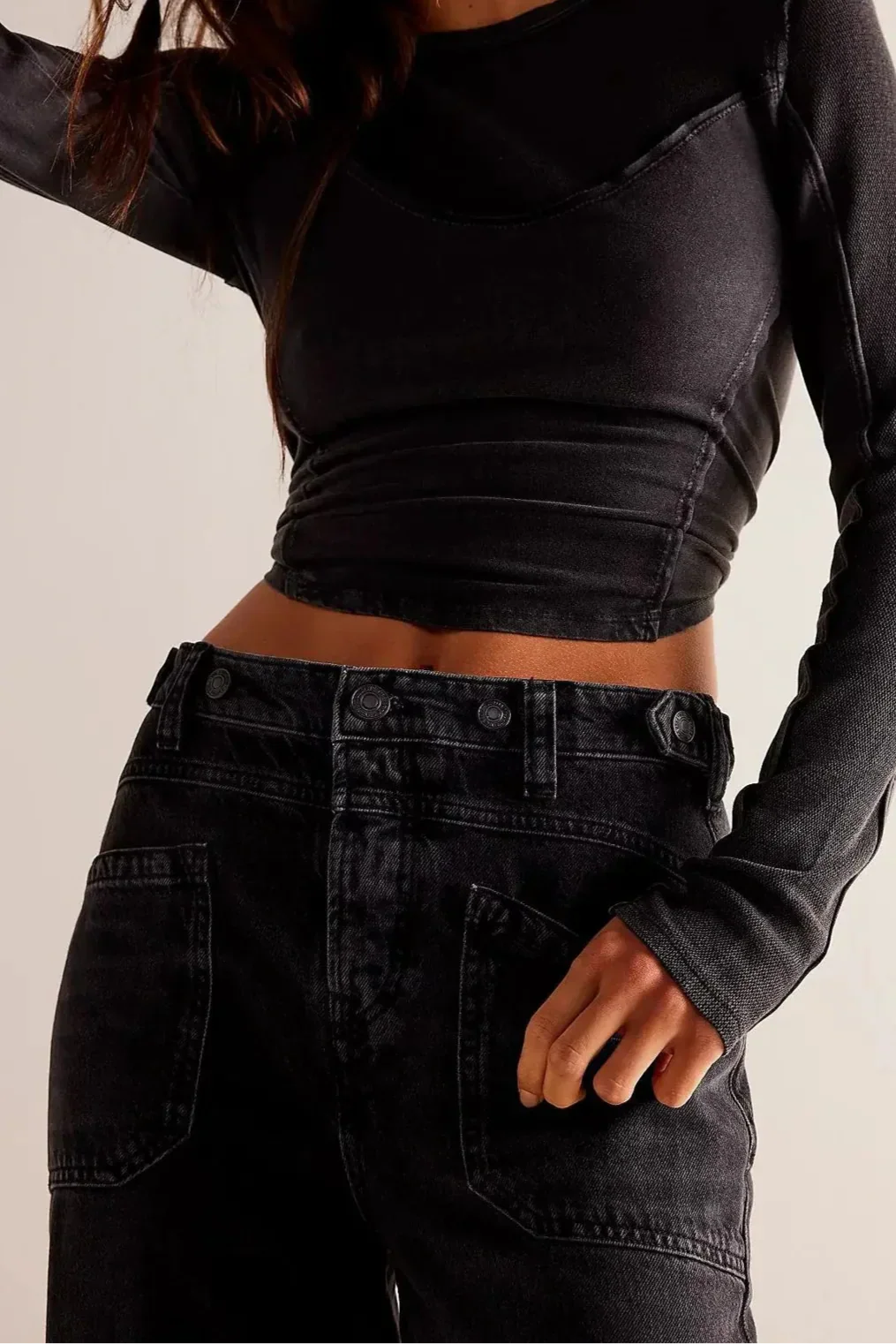 Duttini | High-Waist Wide-Leg Denim for Women – Pants Collection