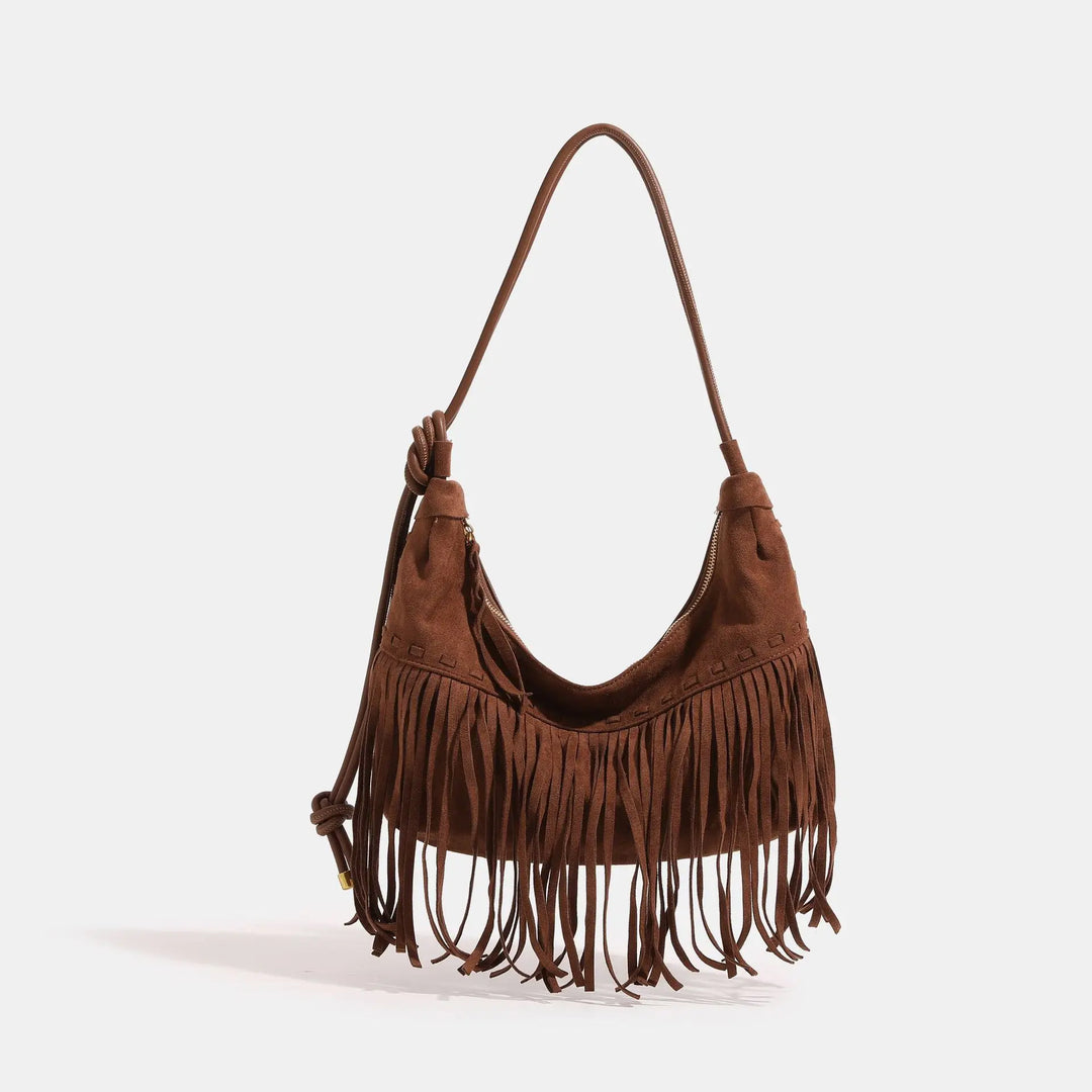 Duttini | Fringe Detail Handbag for Women – Statement Accessory