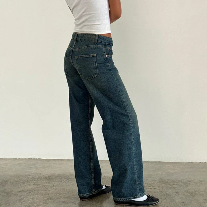 Duttini | Low-Waist Denim Pants for Women – Pants Collection