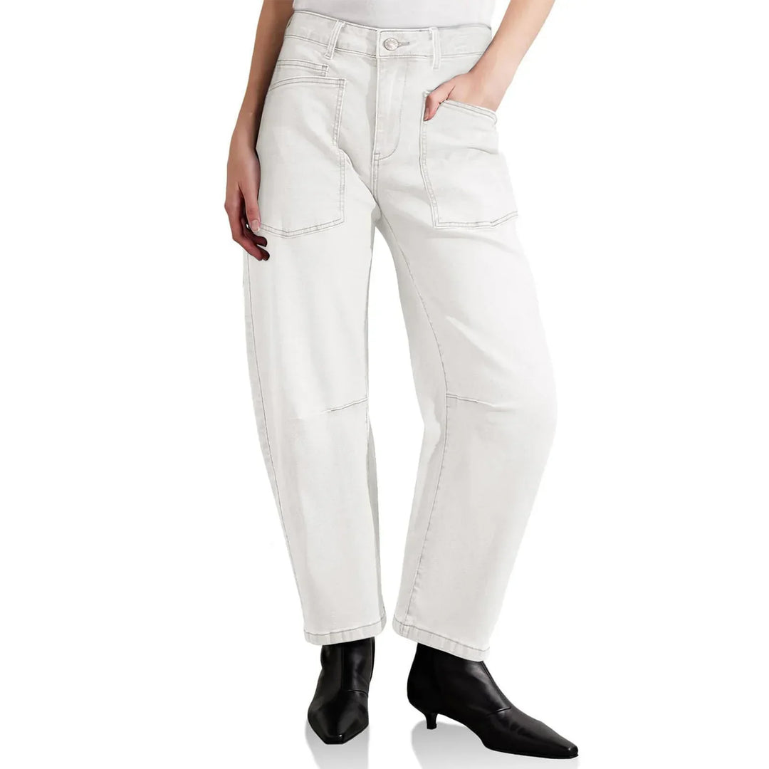 Duttini | Structured Barrel Jeans for Women in Denim