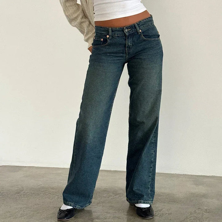 Duttini | Low-Waist Denim Pants for Women – Pants Collection