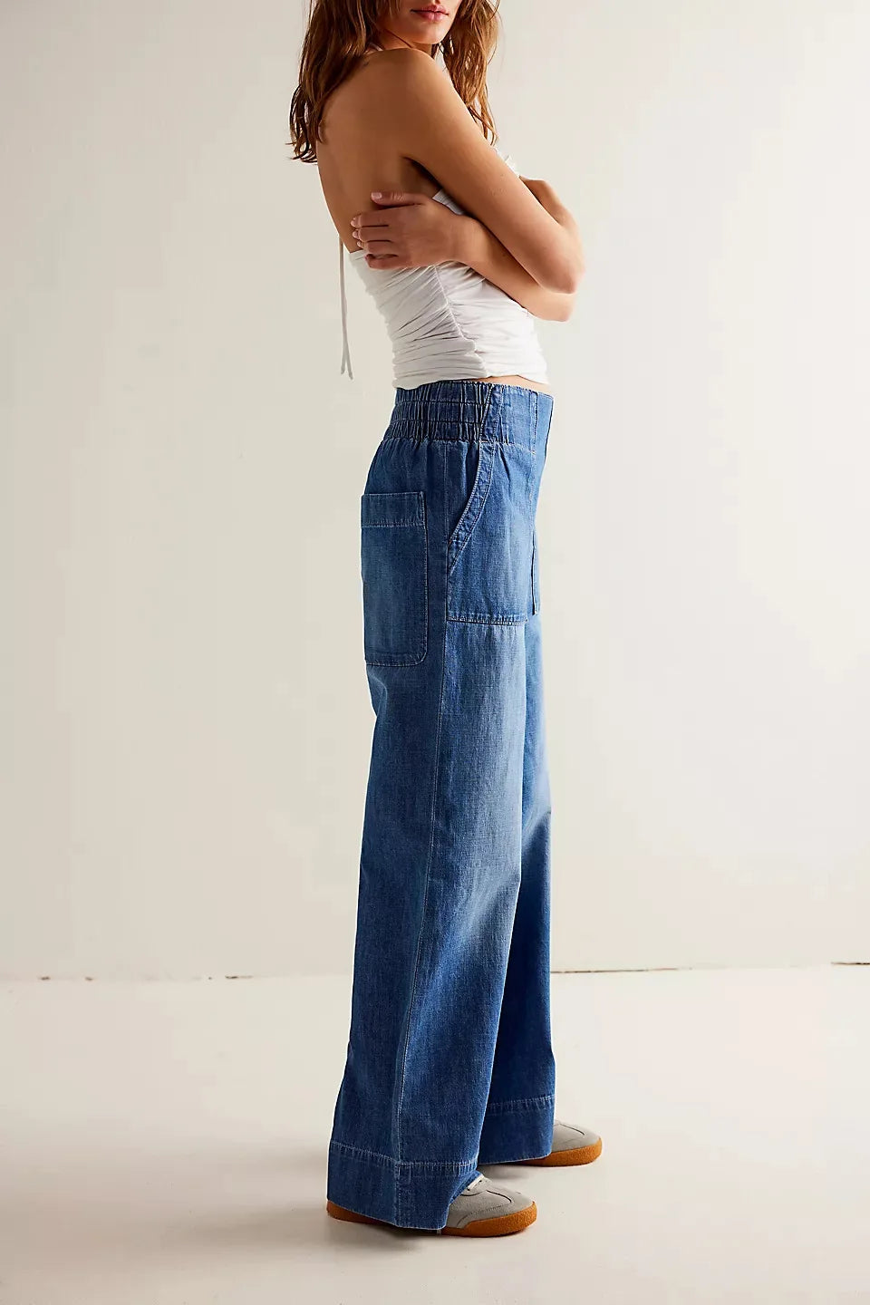 Duttini | Wide-Leg Denim Jeans for Women – Pants Collection