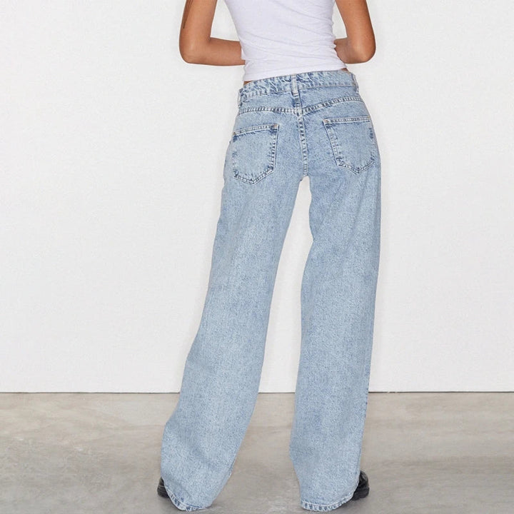 Duttini | Low-Waist Denim Pants for Women – Pants Collection