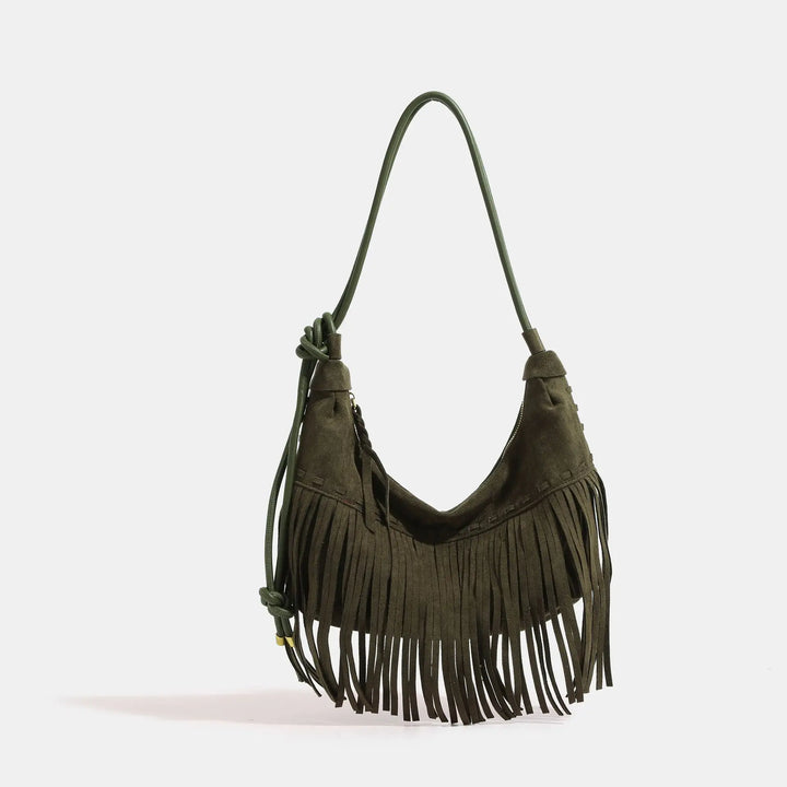 Duttini | Fringe Detail Handbag for Women – Statement Accessory