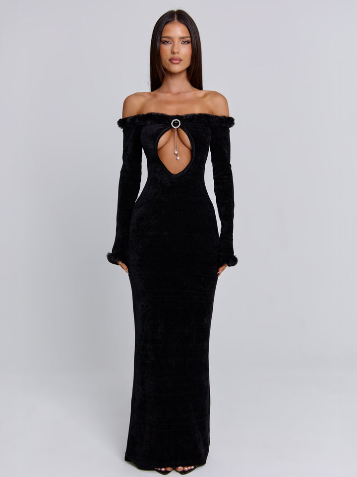 Senrah Black Maxi Dress