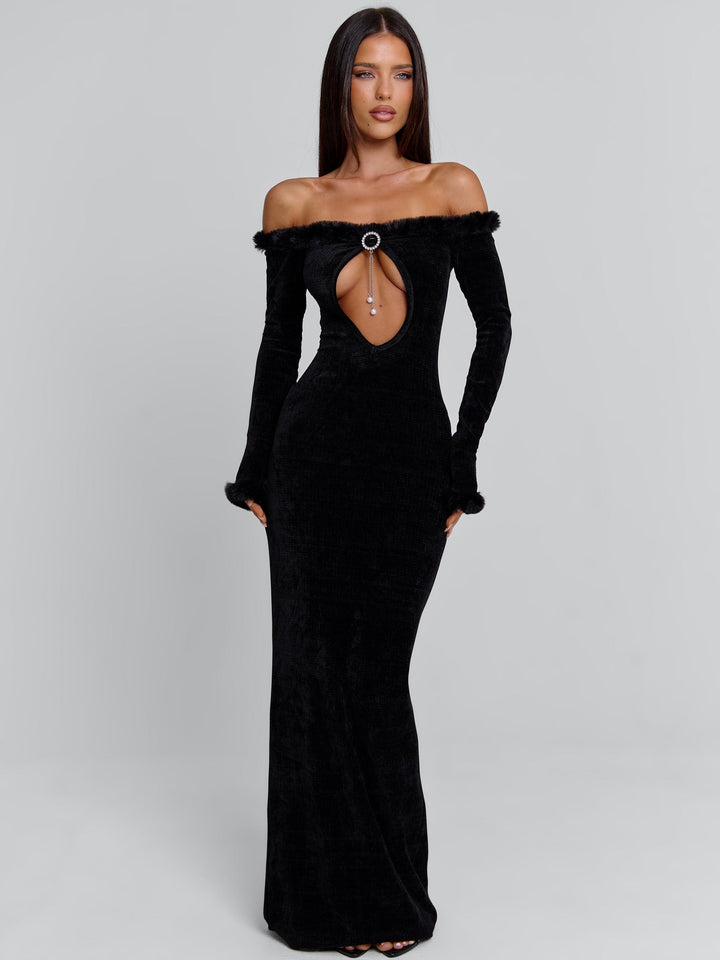 Senrah Black Maxi Dress