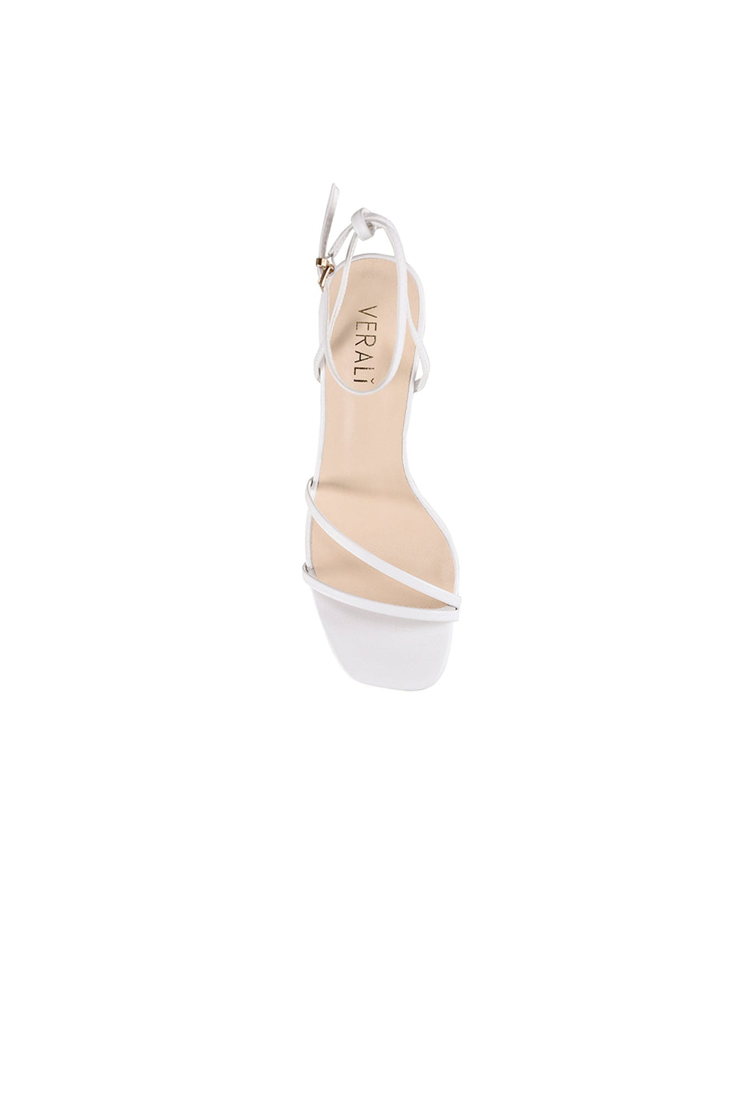 Kimmy Slim Strap Heels White
