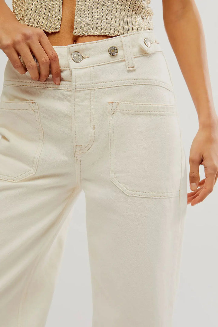 Duttini | High-Waist Wide-Leg Denim for Women – Pants Collection