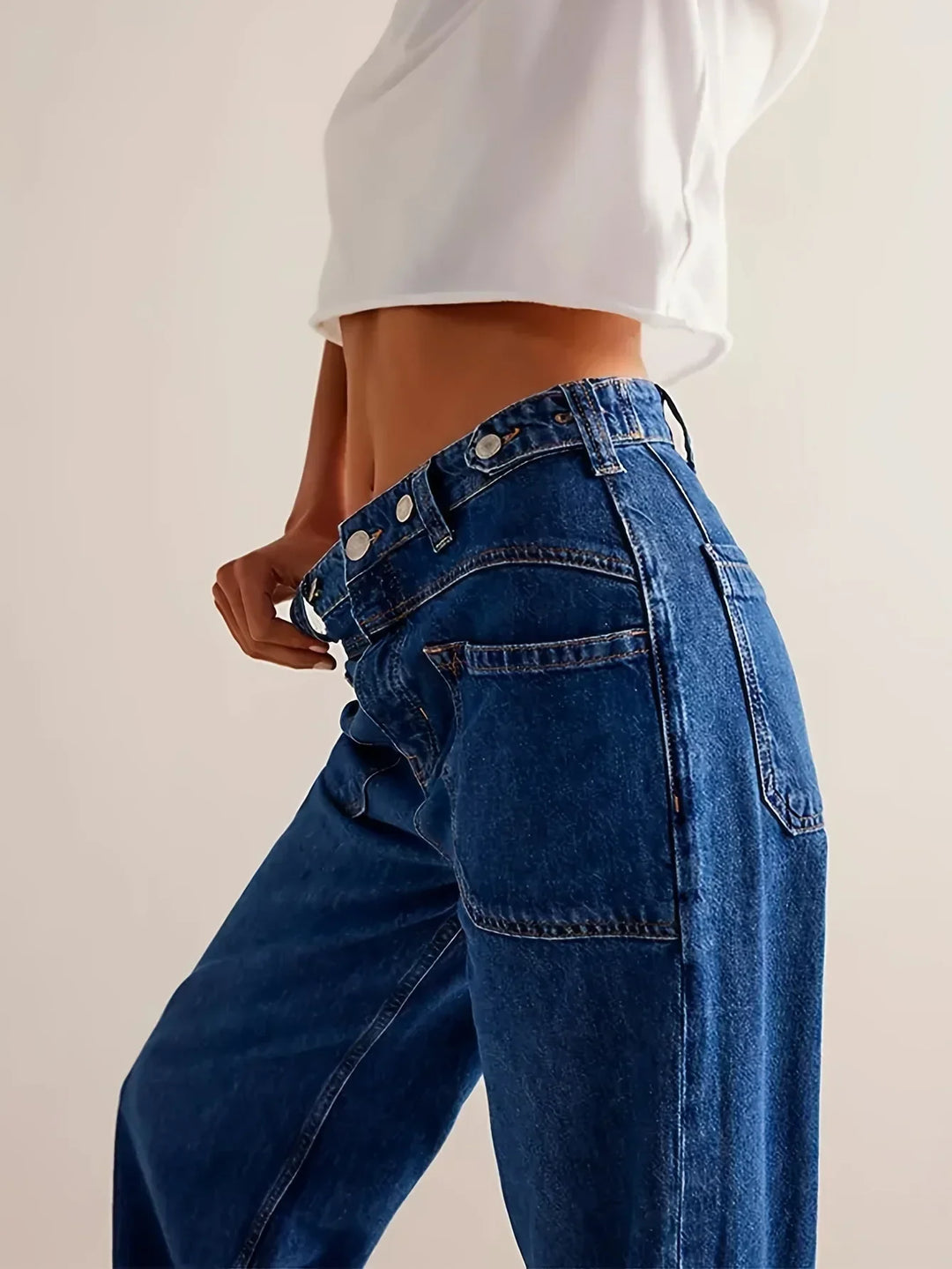 Duttini | High-Waist Wide-Leg Denim for Women – Pants Collection