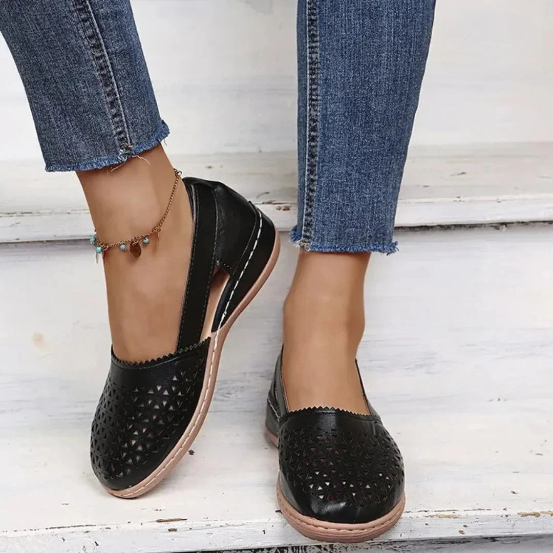 Sandals | Geometric Pattern Closed Toe Shoes | Stylish Comfortable Summer Footwear