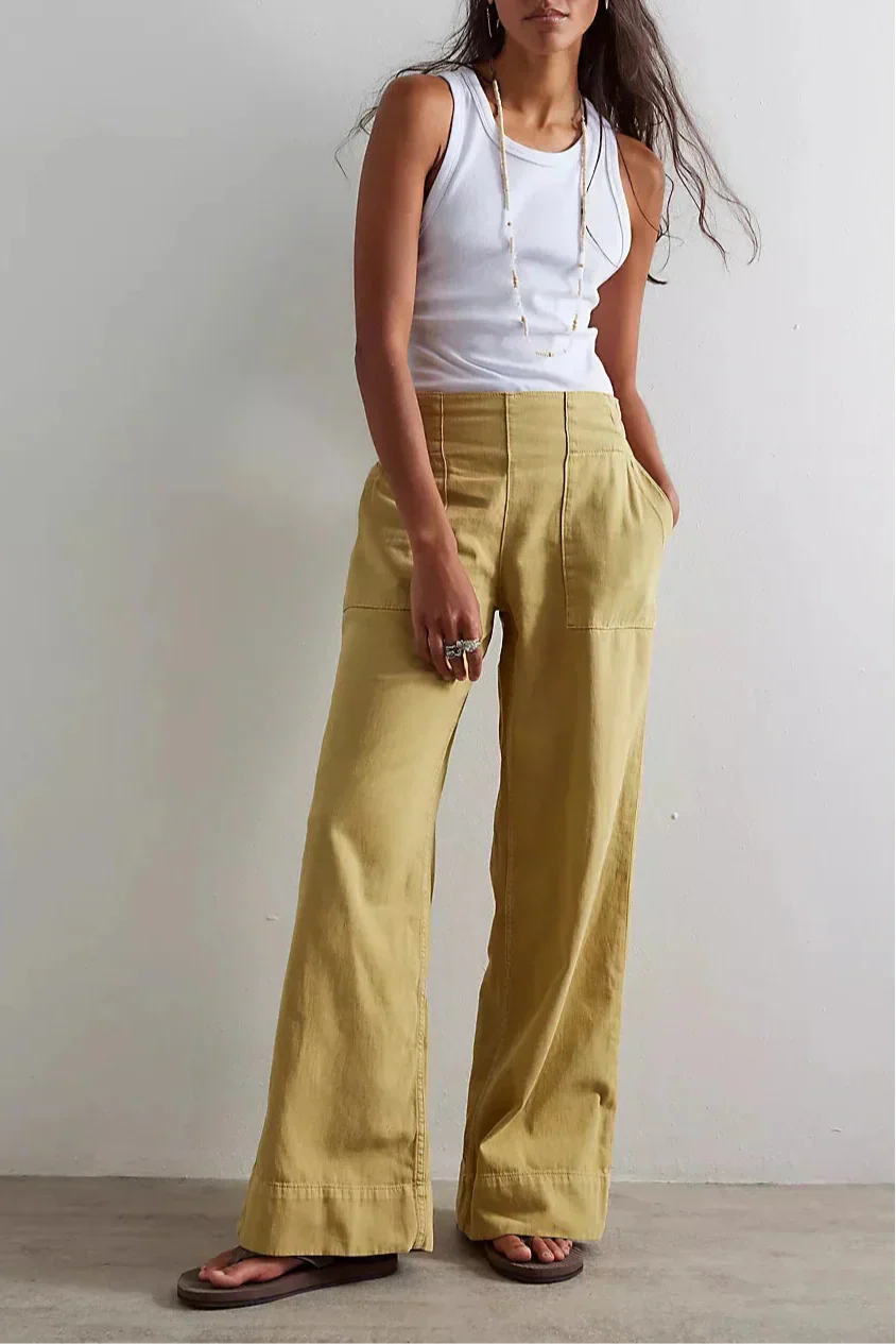 Duttini | Wide-Leg Denim Jeans for Women – Pants Collection