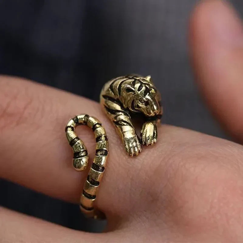 Women's Stainless Steel Statement Ring | Adjustable Waterproof Sculpted Ring