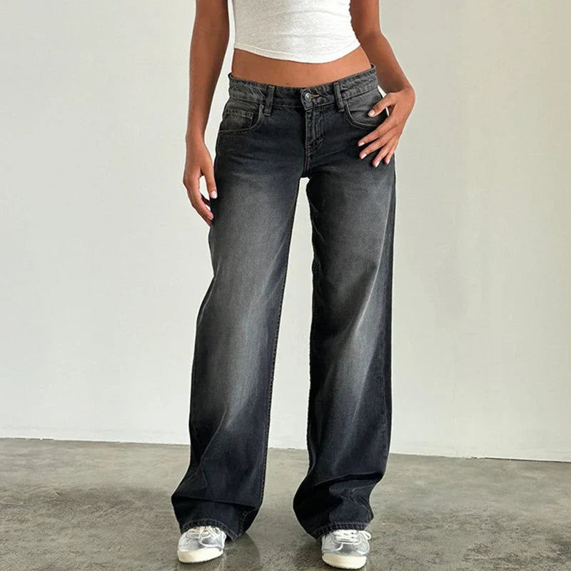 Duttini | Low-Waist Denim Pants for Women – Pants Collection