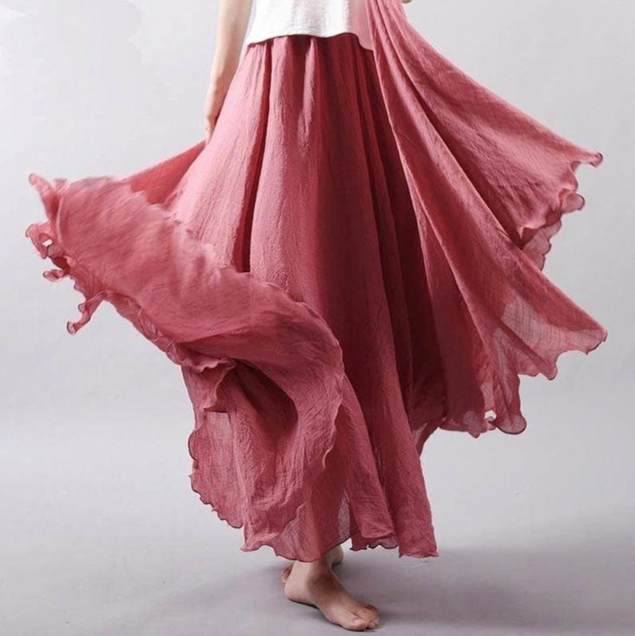 Skirt | Flowing Maxi Skirt | Elegant Summer Piece | Comfortable Lightweight