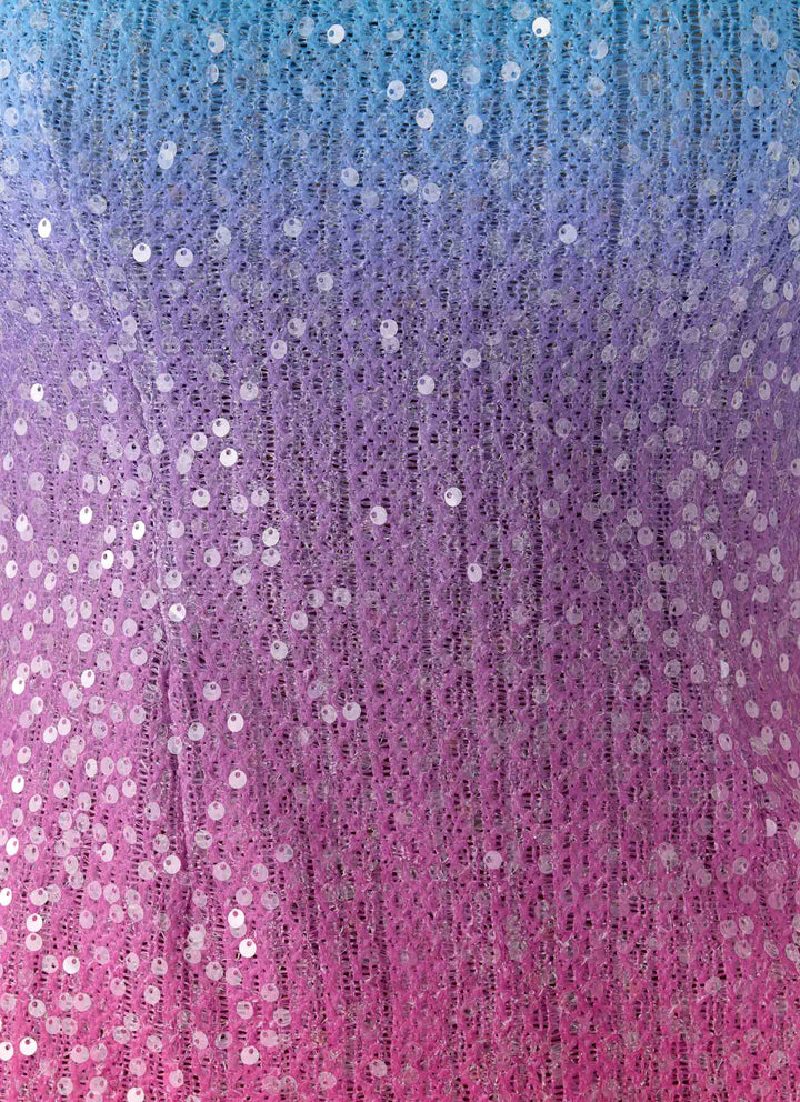 Step Closer Sequin Knit Mini Dress Pink