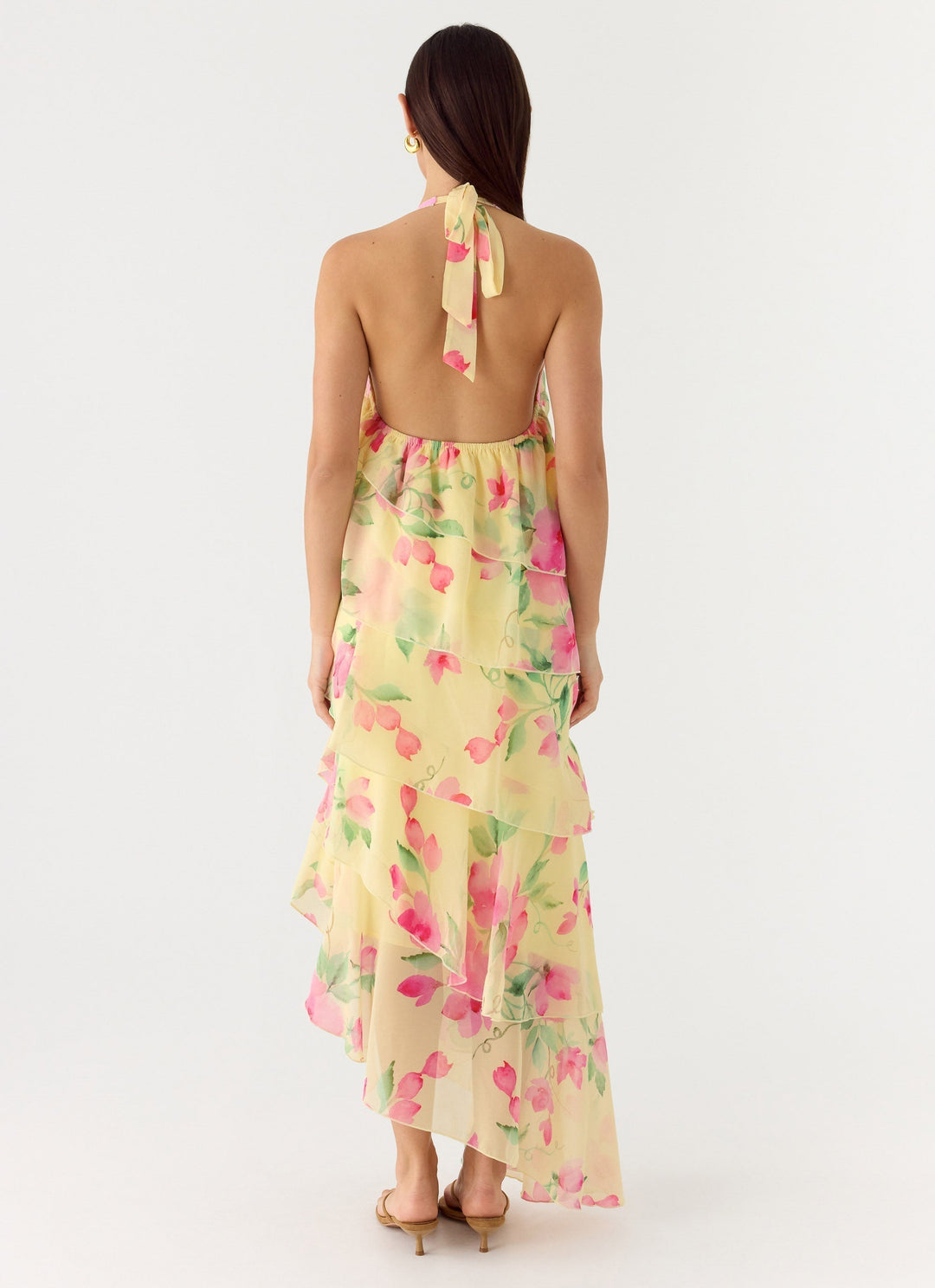Strawberry Mimosa Maxi Dress Lemon Soleil