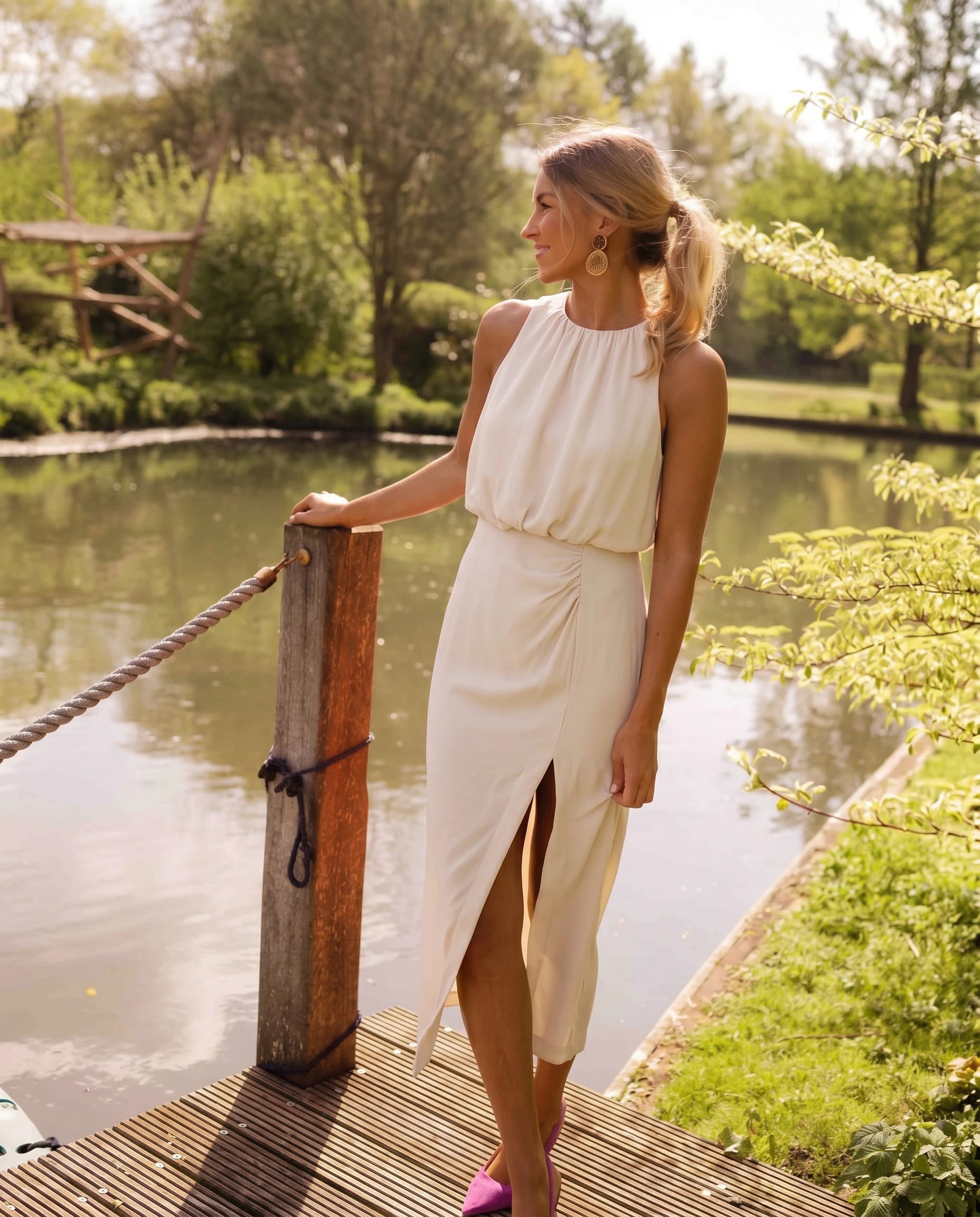Summer Dresses | Simple Midi Dress | Elegant Comfortable A-Line