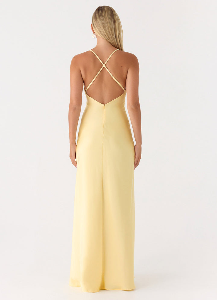 Sundowner Maxi Dress Yellow