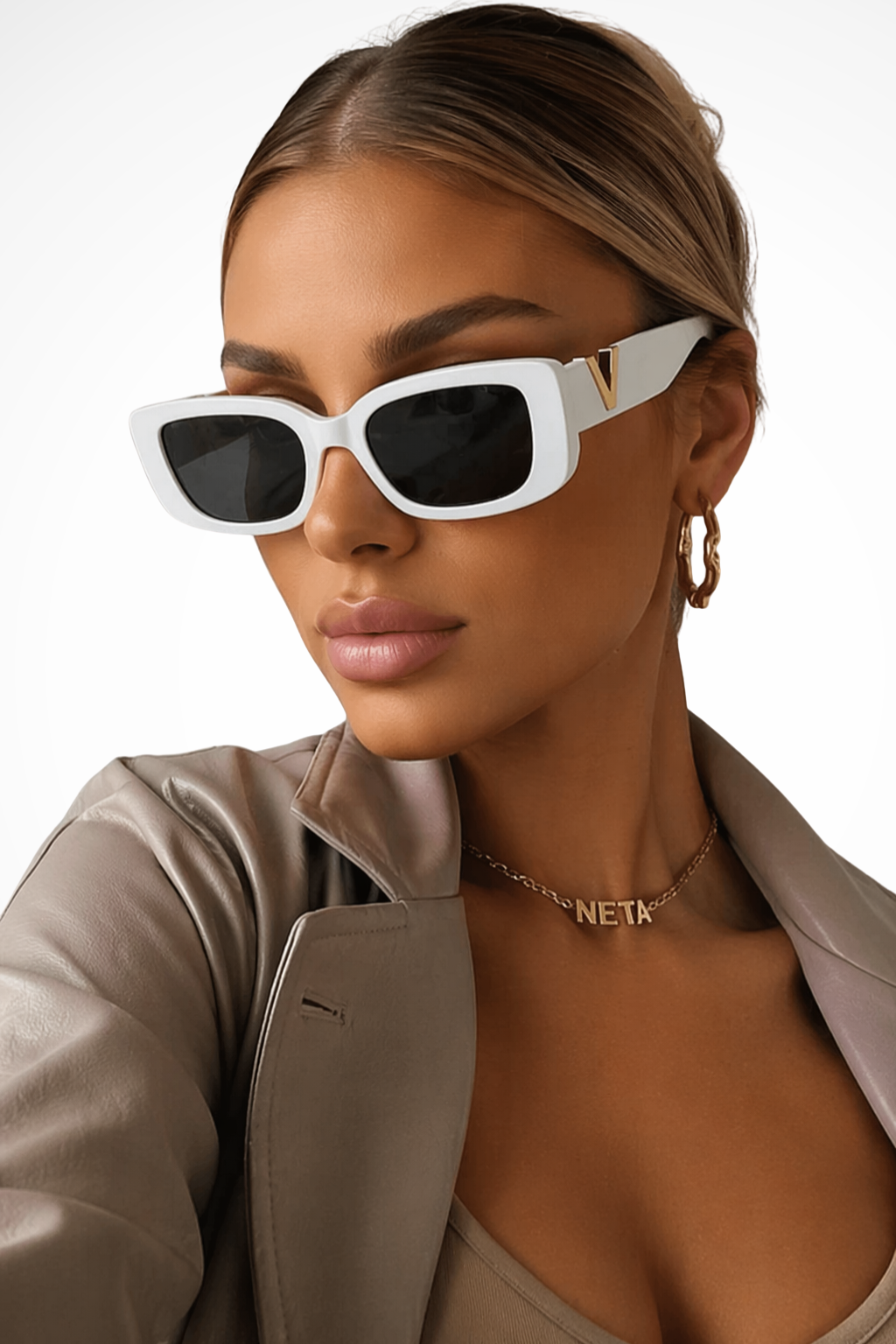 Women's Bold Cat-Eye Sunglasses | Chunky Frame UV-Protection Shades