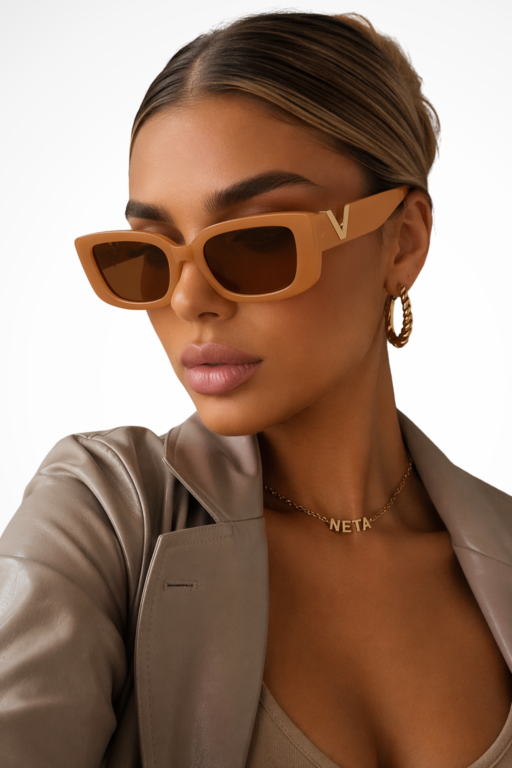 Women's Bold Cat-Eye Sunglasses | Chunky Frame UV-Protection Shades