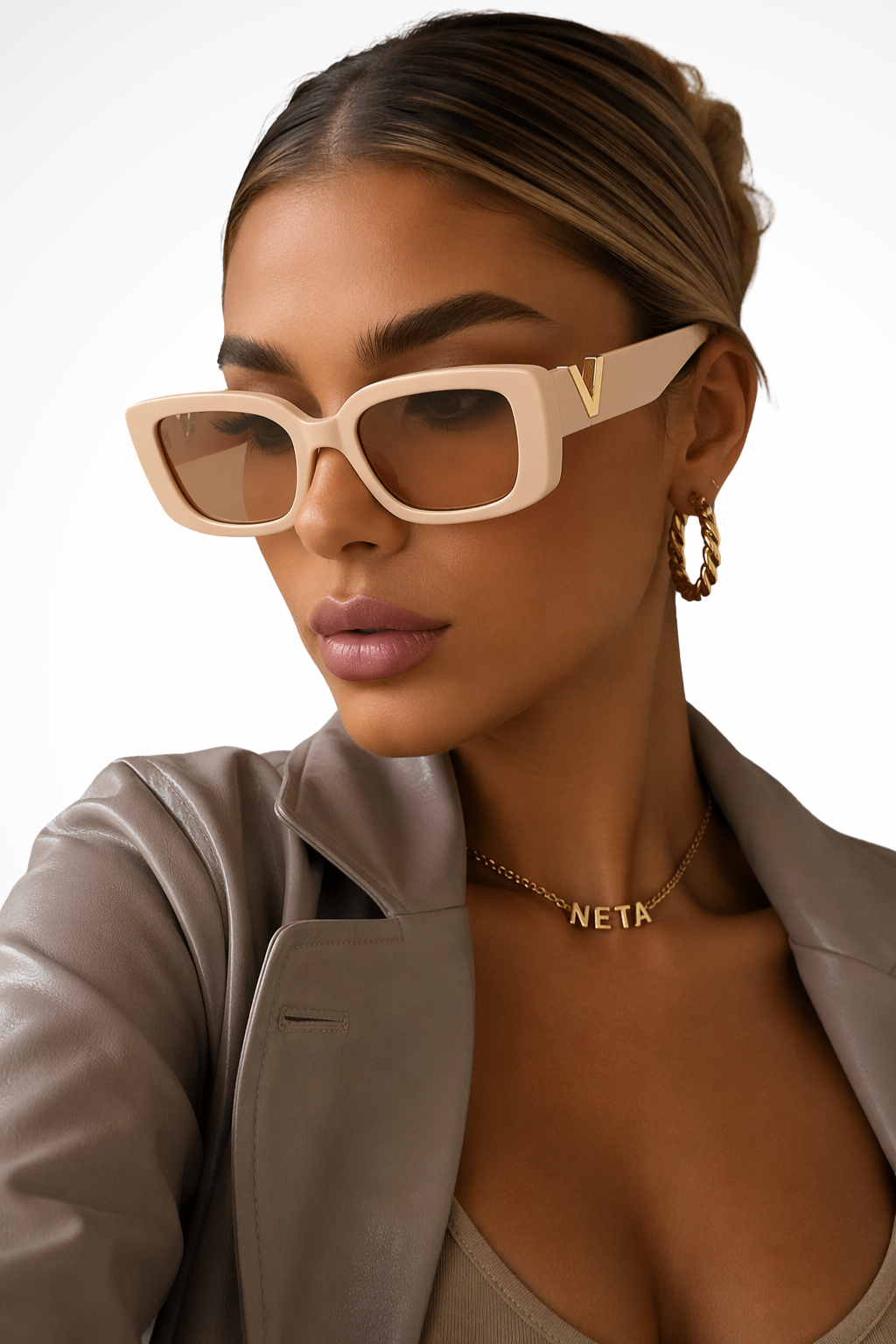 Women's Bold Cat-Eye Sunglasses | Chunky Frame UV-Protection Shades