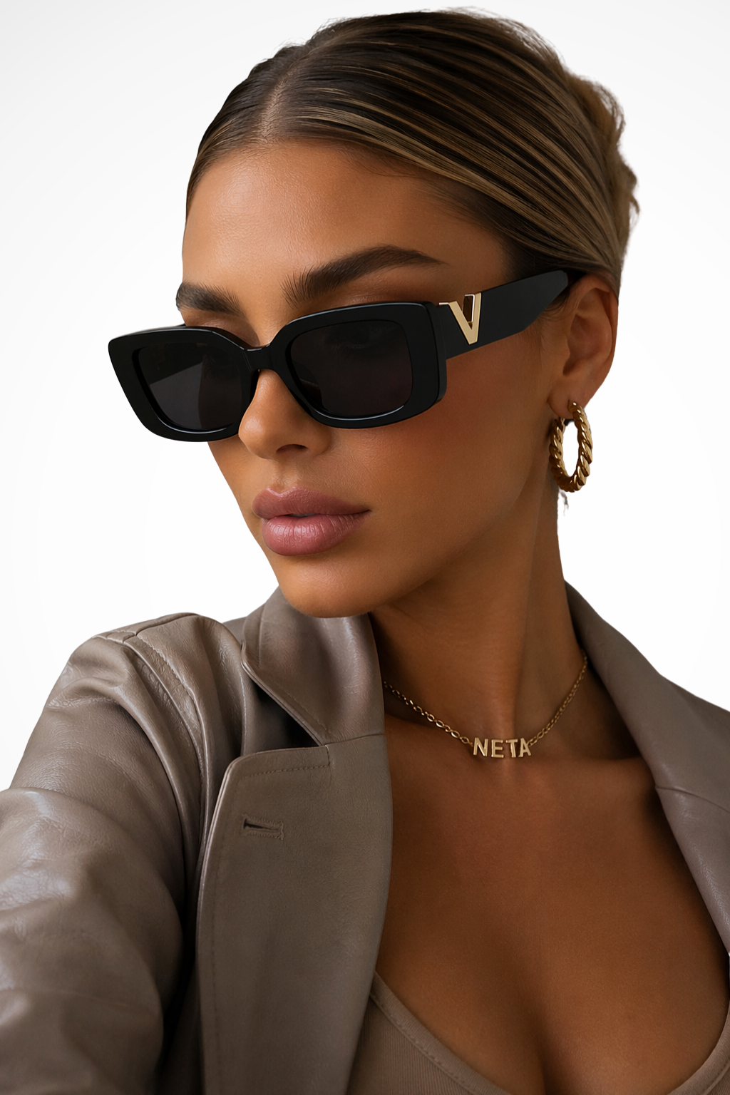 Women's Bold Cat-Eye Sunglasses | Chunky Frame UV-Protection Shades