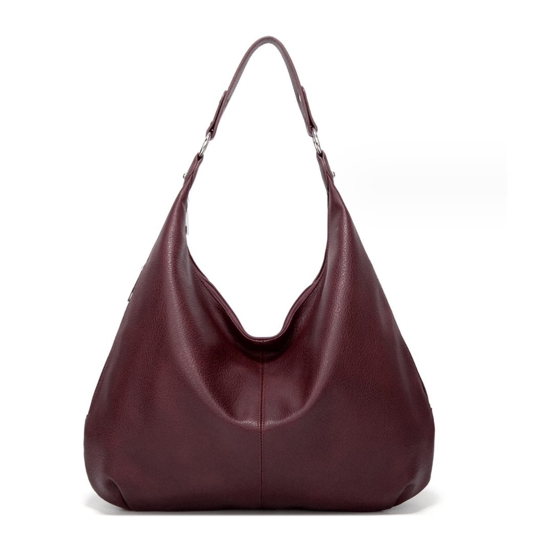 Women's Vegan Leather Shoulder Bag | Luxury Adjustable Strap Bag