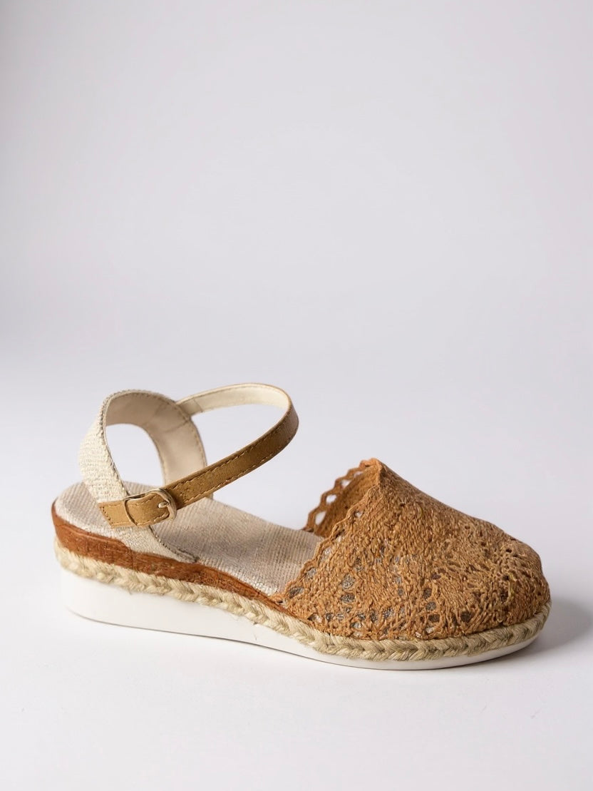 Wedge Sandals | Boho Espadrille Wedges with Ankle Strap | Comfortable Elevated Footwear